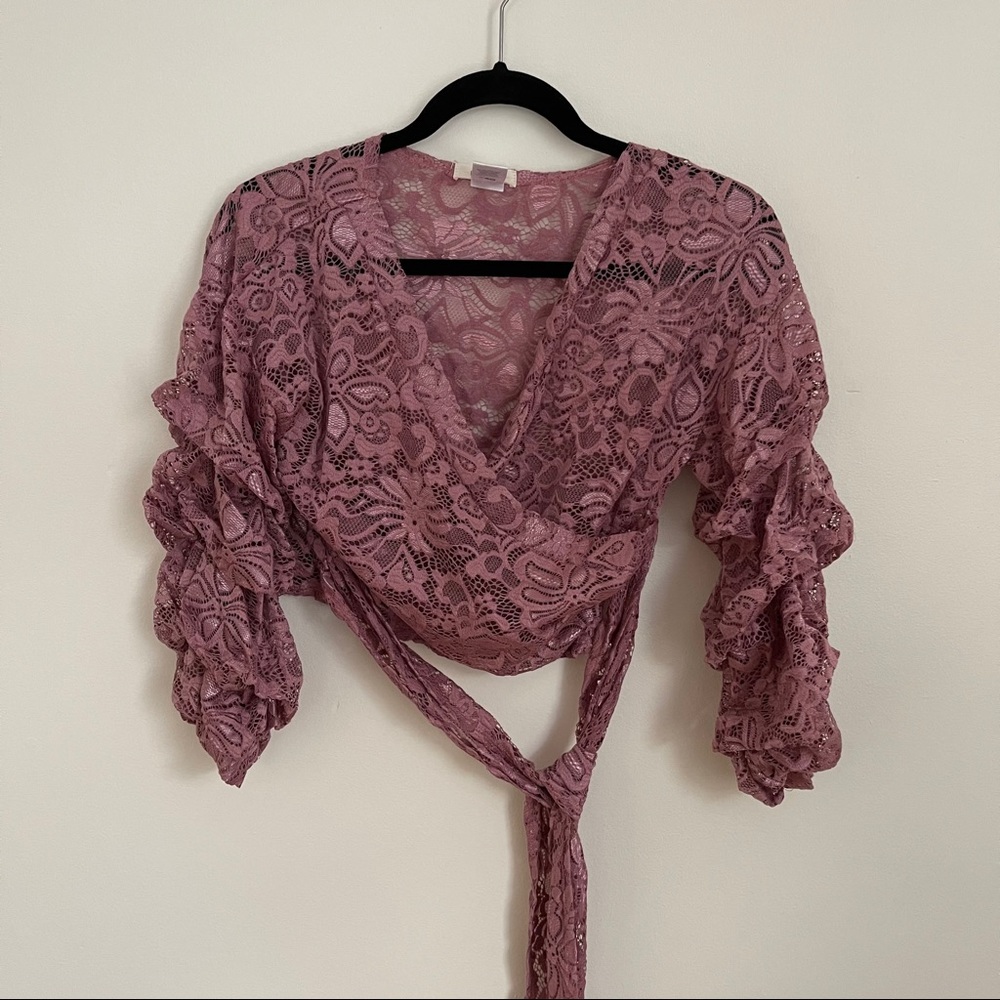 Love Culture Lace Crop Top